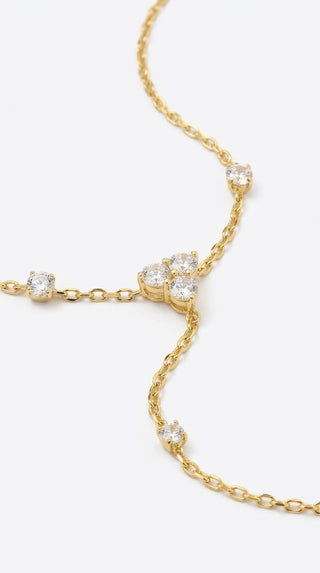 ALEGA Tatiana Crystal Station Chain Bracelet 01