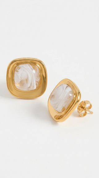 ALEGA Vivienne Resin Cabochon Studs 01