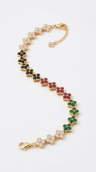 ALEGA Vivienne Crystal Clover Bracelet 01