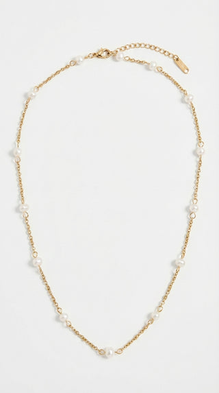 ALEGA Elara Pearl Station Necklace regenerated