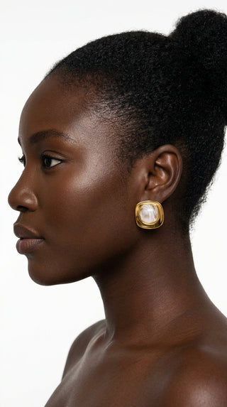 ALEGA Vivienne Resin Cabochon Studs 03