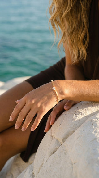 ALEGA Tatiana Crystal Station Chain Bracelet 04