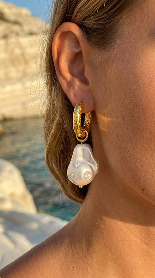 ALEGA Celestine Baroque Pearl Drop Earrings 06