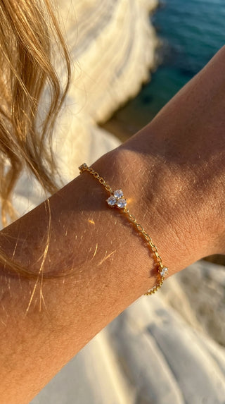 ALEGA Tatiana Crystal Station Chain Bracelet 06