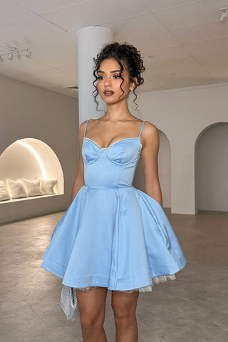 Satiling Mini Dress by ALEGA THE LABEL