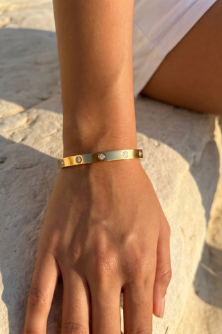 Marcella Crystal Studded Bangle