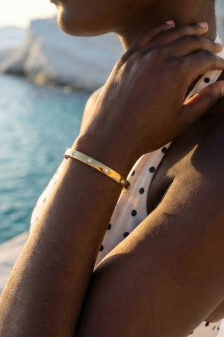 Marcella Crystal Studded Bangle