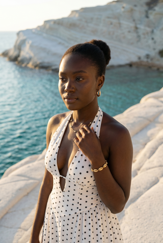 Ottilie Gold-Plated Cowrie Shell Bracelet