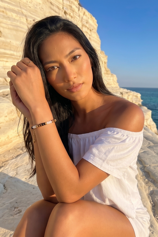 Margaux Tiger Eye Beaded Bracelet