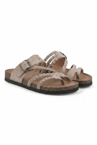 Hayleigh Braided Cork Sandals