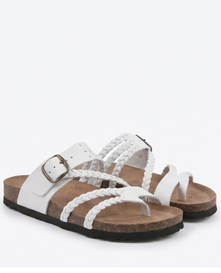 Hayleigh Braided Cork Sandals