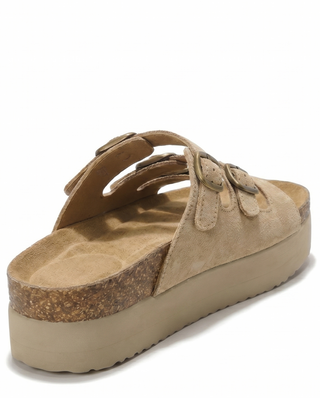 Scooby Platform Three-Strap Sandals