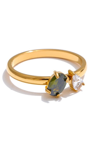 Noëlle Emerald Duo Ring
