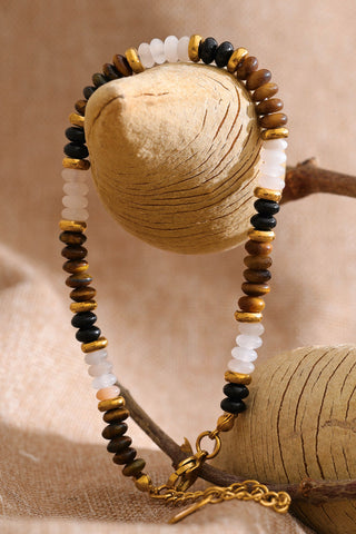 Margaux Tiger Eye Beaded Bracelet