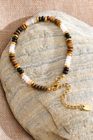 Margaux Tiger Eye Beaded Bracelet