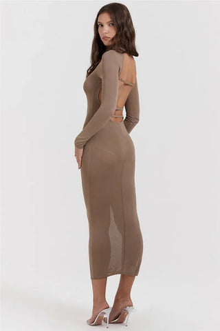 Phoebe Bodycon Maxi Dress - ALEGA | Luxury Boutique Store