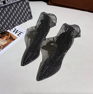 Riri Rhinestone Heels - ALEGA | Luxury Boutique Store